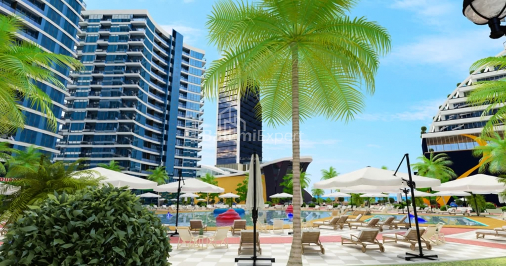 אובייקט תחת בנייה 74.8 מ"ר - לך ומריה קצ'ינסקי, Batumi, גאורגיה