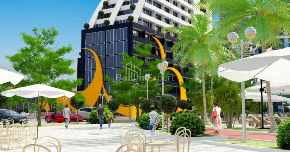 אובייקט תחת בנייה 35 מ"ר - לך ומריה קצ'ינסקי, Batumi, גאורגיה