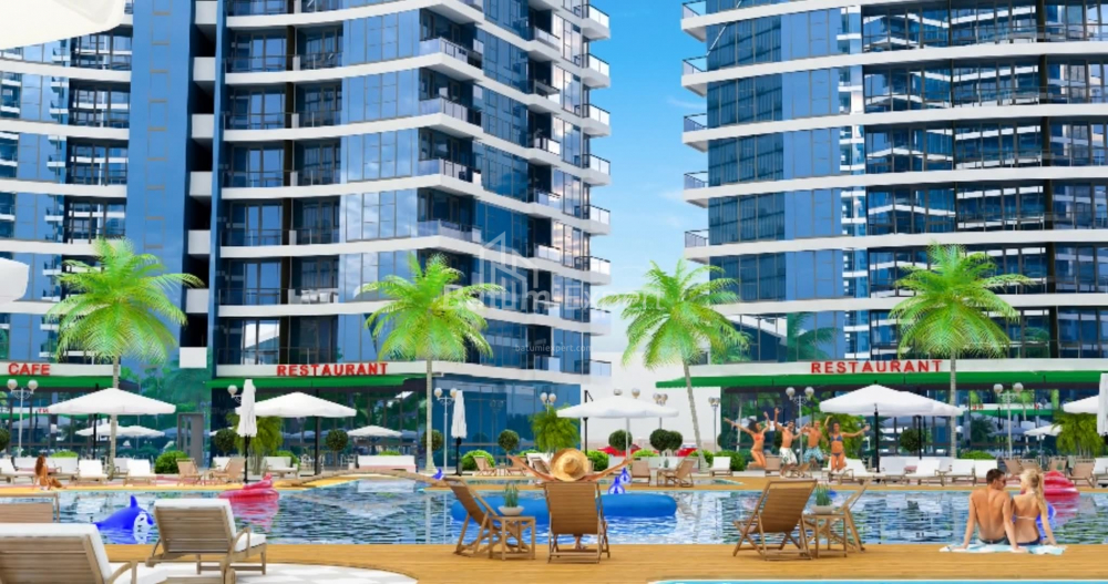 אובייקט תחת בנייה 35.1 מ"ר - לך ומריה קצ'ינסקי, Batumi, גאורגיה
