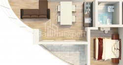 דירה 2-комн 57.9 m² - מזגוורטה, Chakvi