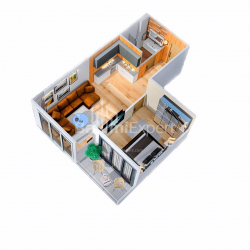דירה 2-комн 60 m² - לאדו גודיאשווילי, Batumi