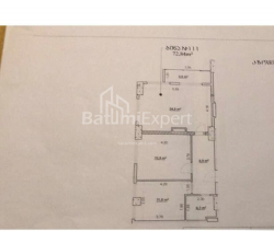 דירה 3-комн 73 m² - איבן ג'אוואחישווילי, Batumi