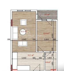 דירה 2-комн 58 m² - איליה צ'בצ'וואדזה, Batumi