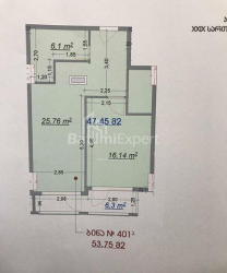 דירה 2-комн 54 m² - ניקו פירוסמני, Batumi