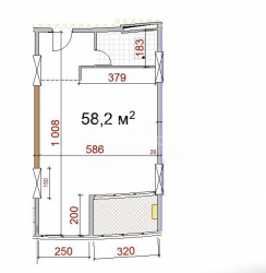 דירה 2-комн 58 m² - יוריבסקאיה, Batumi