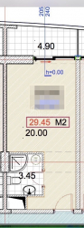 דירה 30.45 מ"ר - שריף חימשיאשווילי, Batumi, גאורגיה