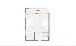 דירה 2-комн 58.8 m² - חידרה אבאשידזה, Batumi
